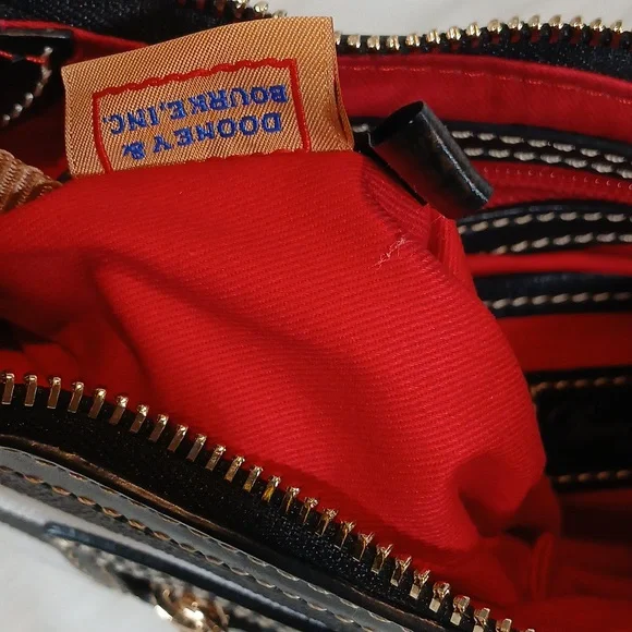 Dooney & Bourke Zebra Stripe Hobo/ Shoulder Bag - Picture 7 of 11